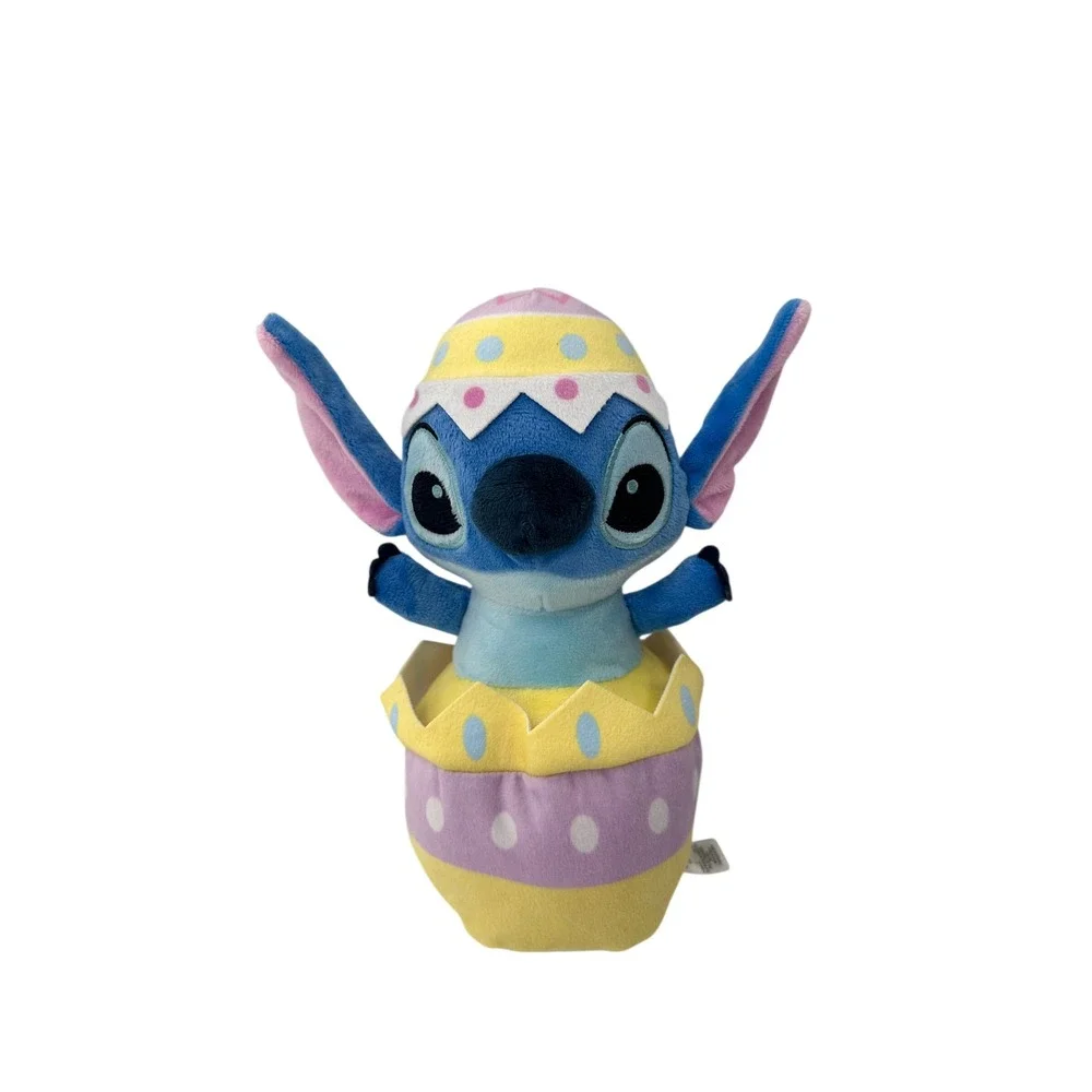 Disney Stitch Plush Easter Egg Stuffed Animal 10 Inch Blue Kids Toy Lovey 26943